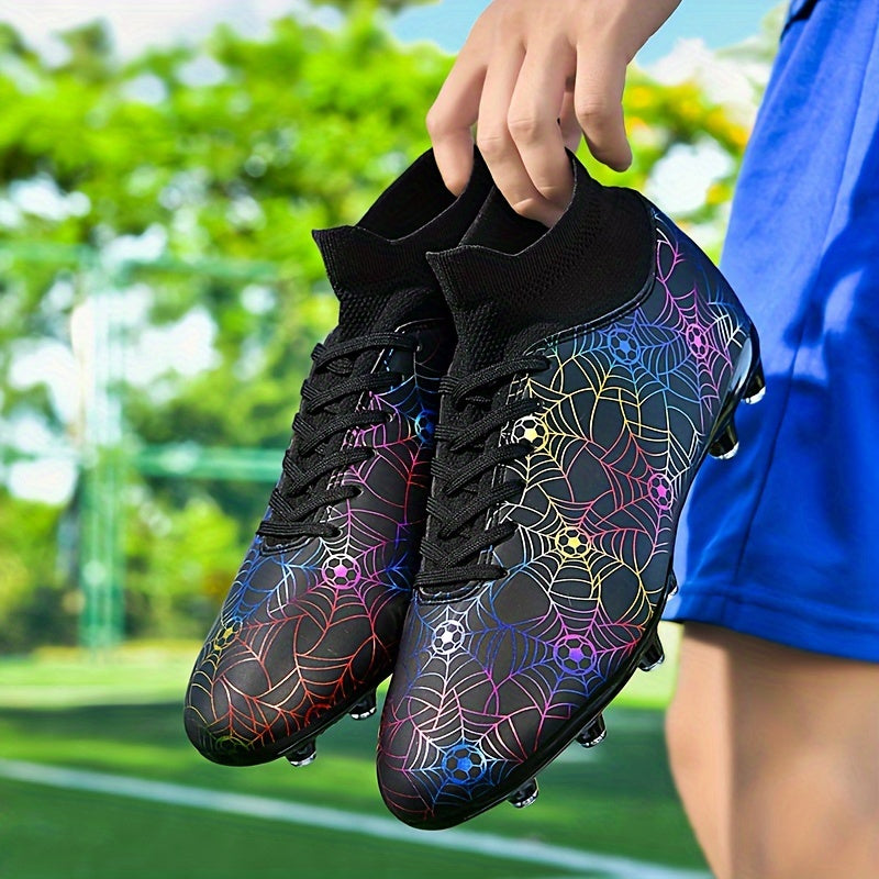 High-performance soccer cleats for all seasons, offering lightweight, non-slip, and shock-absorbing features.