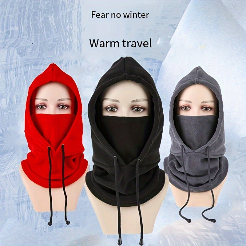 Stay warm during outdoor activities with this Polyester Balaclava Face Scarf. Perfect for cycling, skiing, or other cold weather activities, this windproof mask is crafted with woven techniques for durability. The elastic design ensures a comfortable