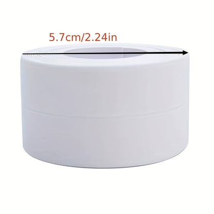 1 roll self-adhesive bathroom sealing strip for toilet, sink, and kitchen - decorative home decor.