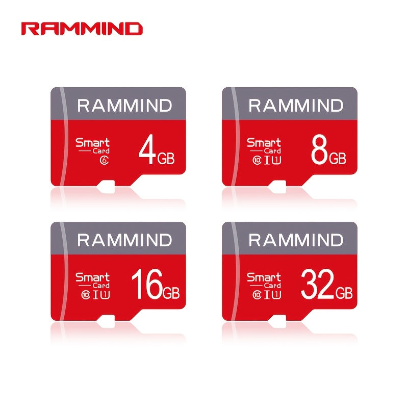 RAMMIND offers high-speed micro TF cards in multiple sizes, suitable for smartphones, tablets, laptops, and DSLR cameras. These durable flash memory cards are ideal for secure file storage