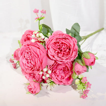 1 Artificial Peony Flower Stem for DIY use at weddings, offices, parties, and homes.