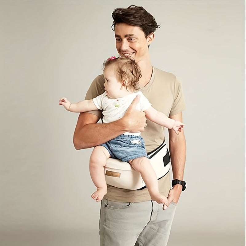 Youngsters can be carried hands-free with our Waist Stool Carrier, featuring a 45° angle for optimal comfort. Choose from a variety of colorful options, all made with durable polyester material. Ideal for outings and playtime.