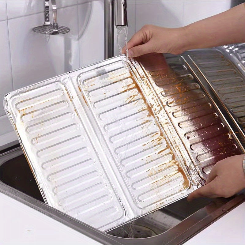 Aluminum Foil Oil Splash Guard for Gas Stove, Quick Delivery Insulation Plate for Kitchen Stovetop, Non-Food Contact Oil Splash Guard.