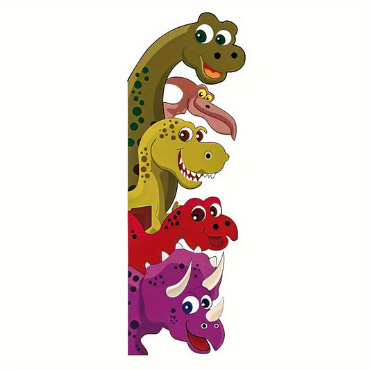 Cartoon dinosaur wall sticker for home decoration, removable and self-adhesive.