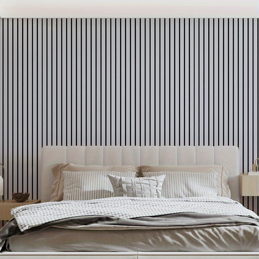 PVC 3D wall panels with textured grid design, peel and stick for living room decor - 1/3 of a roll