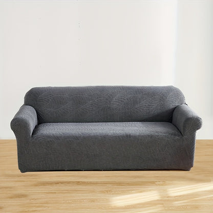 Stretch Sofa Cover with Embossed Design, Fits All Furniture in Nordic Minimalist Style.