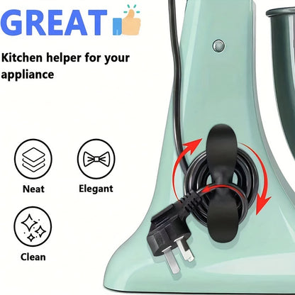 4/6pcs Power Cord Organizer for fixing cords on walls, kitchen storage, and household appliances.