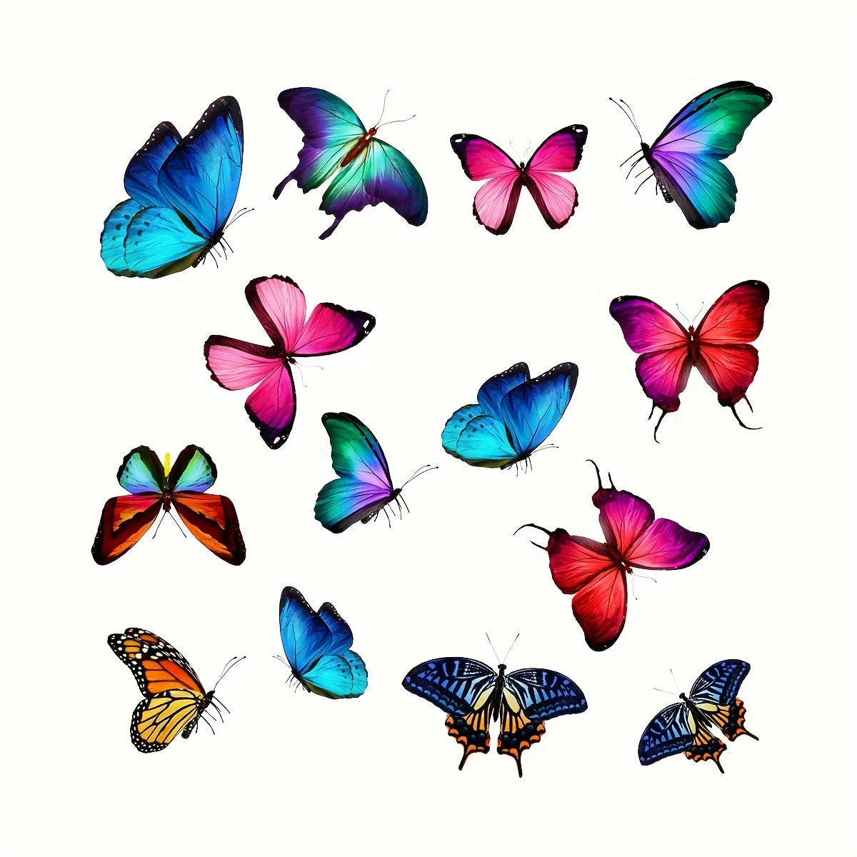 Transform your space with these elegant 1PC Butterfly DIY Glass Stickers. Made of PVC, these peel and stick decals are ideal for glass, windows, bedroom, nursery, and home decor. Add a touch of sophistication with their beautiful animal print design.