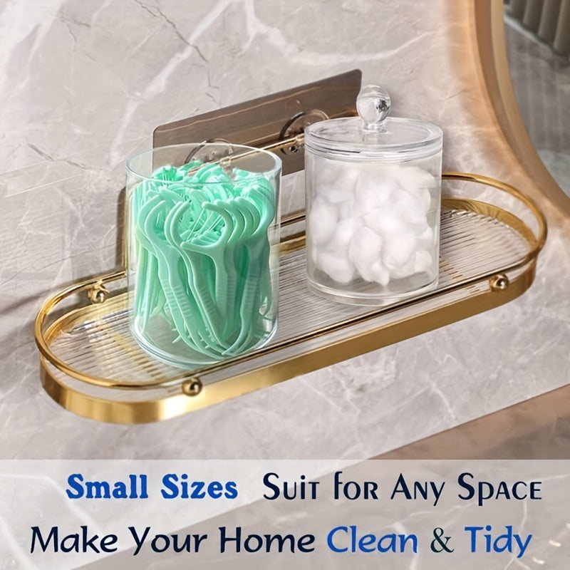 2 Clear plastic canisters with lids for Q-tips and swabs - perfect for bathroom and makeup storage.