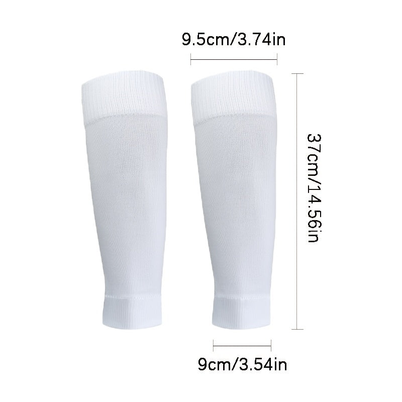 5-piece soccer gear set including slip-on socks, knee pads, and leg sleeves. Suitable for outdoor sports such as soccer, basketball, and yoga.