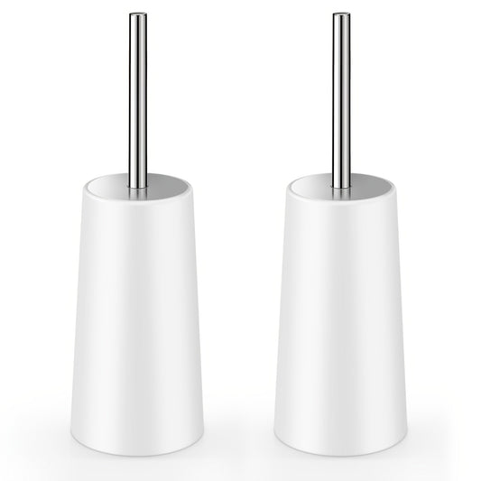 Upgrade your bathroom with the IXO Toilet Brush & Stand, a 2-pack set featuring a 304 stainless steel long shank. This sleek and durable toilet brush is designed for comfort and elegance in mind.