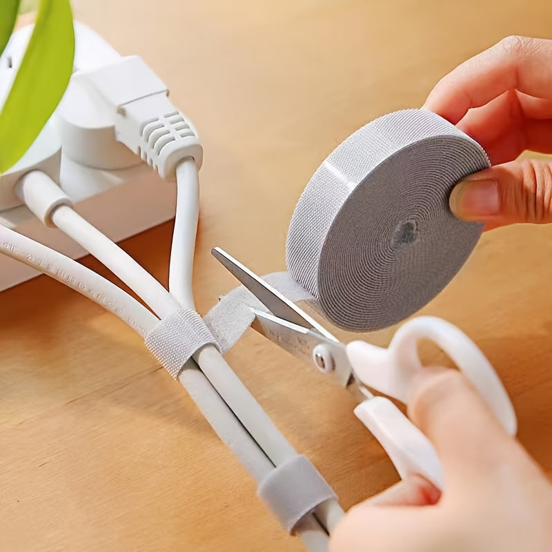 An all-in-one tool for cutting and organizing wires, cables, cords, and household items.