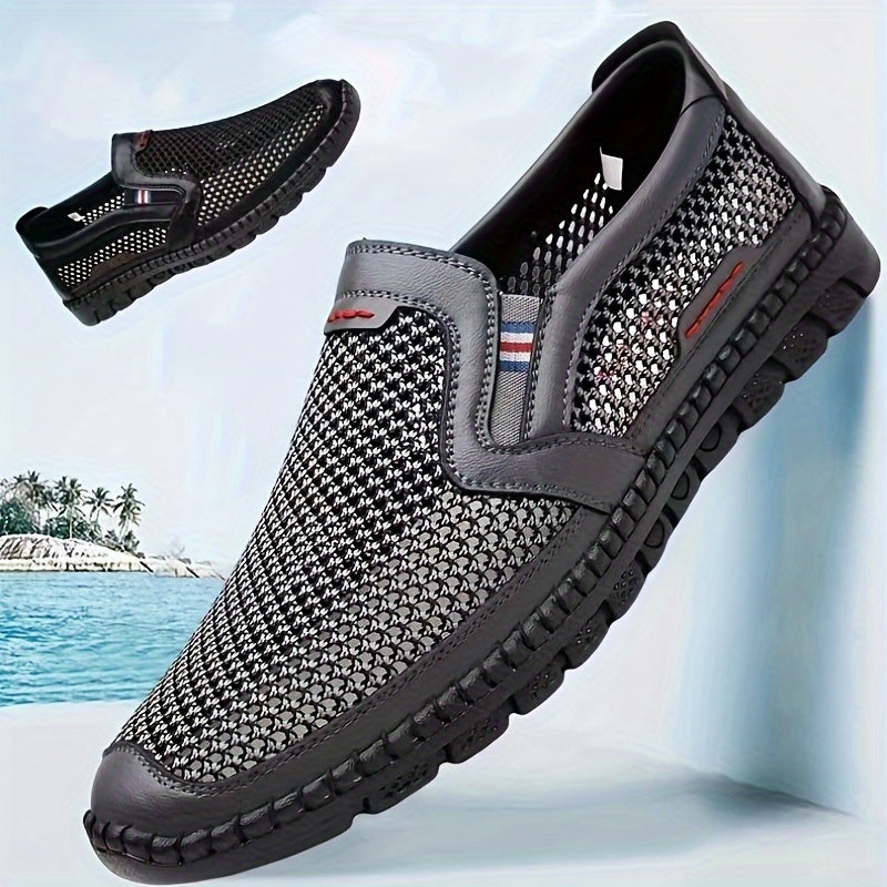 Men's Slip On Casual Shoes, Lightweight Low Top Sandals for Summer outdoor activities.