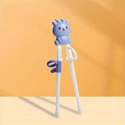 Cute cartoon animal training chopsticks for easy, non-slip, durable grip - great for beginners and everyday use. Ideal for holidays.