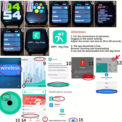 Erkaklar va ayollar uchun rux qotishmasidan yasalgan aqlli soat, simsiz qo'ng'iroqlar, fitnes monitoringi, USB orqali zaryadlash va aqlli soat ilovasi bilan mos keladi.