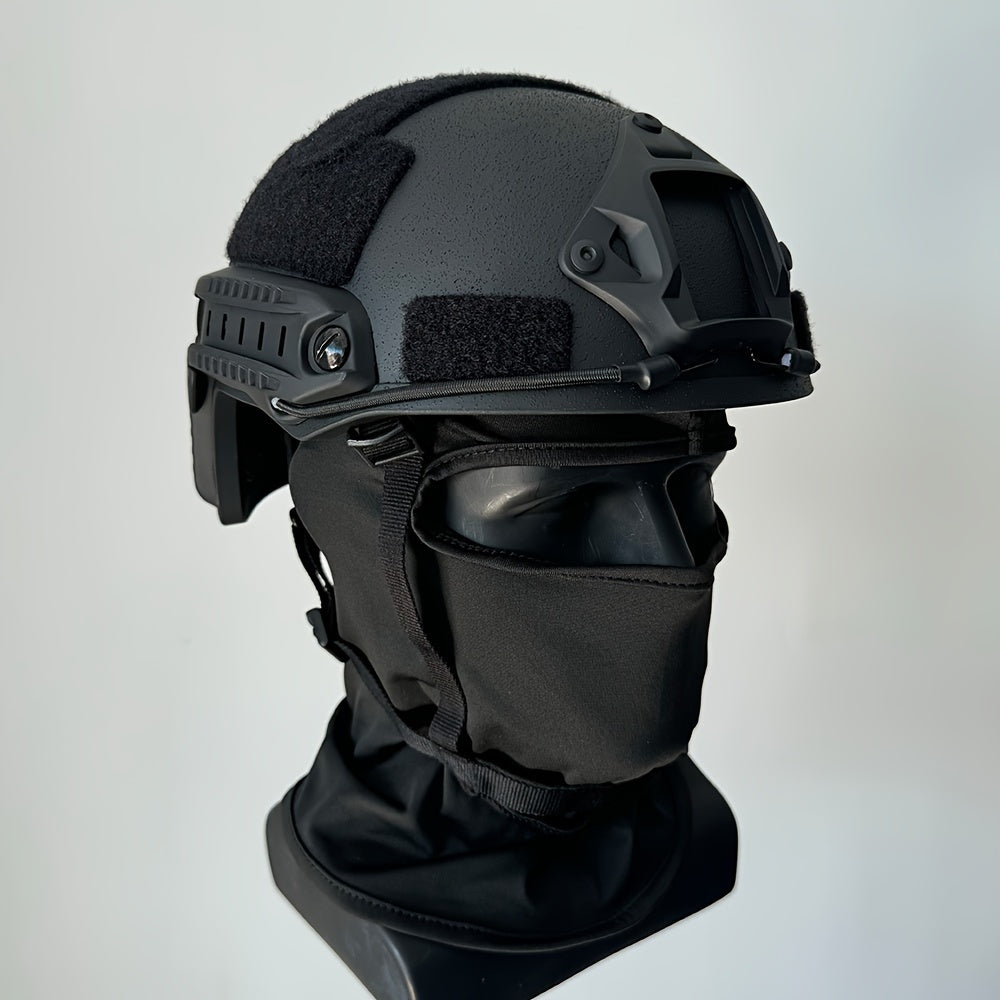 Tactical Helmet FRP with Accessory Rails & Adjustable Straps, 1 Piece of High-Protection Adventure Gear