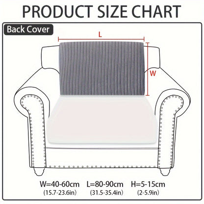 Светло-серая чехол для дивана, разработанный для защиты от царапин кошек, подходит для диванов на 1-4 места, изготовлен из нескользящей, безопасной для домашних животных жаккардовой ткани с рифленой текстурой, идеален для декора гостиной и спальни.
