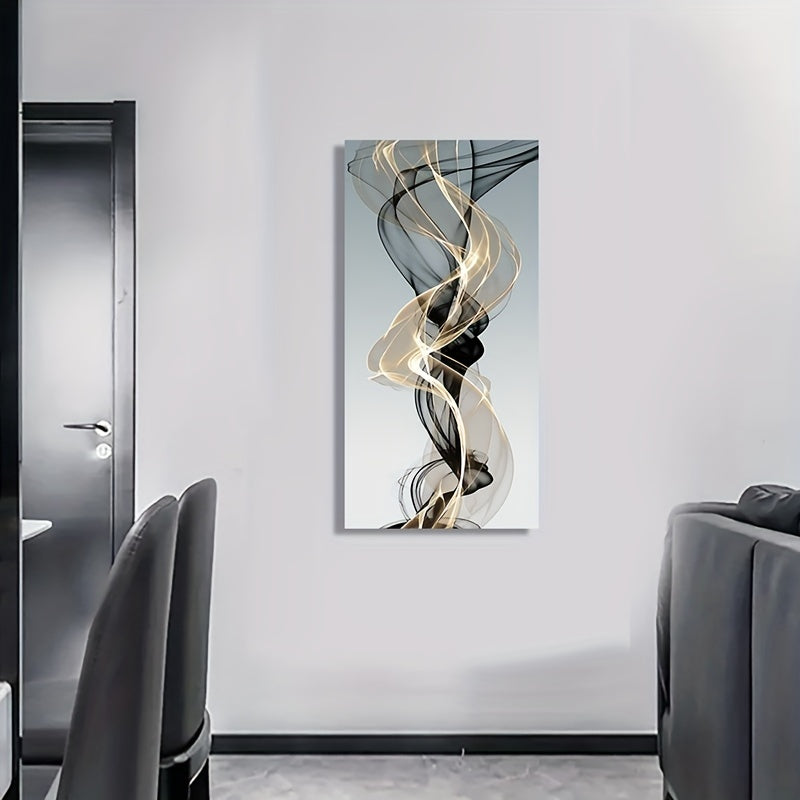 Nordic Abstract Ribbon Canvas Painting for living room, bedroom, bathroom, office decoration. Oil painting for home wall decor, no frame.