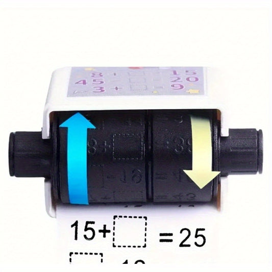 Набор штампов для начальной школы по математике - Автоматический инструмент для практики домашнего задания по математике, сложению и вычитанию, изготовленный из пластика.