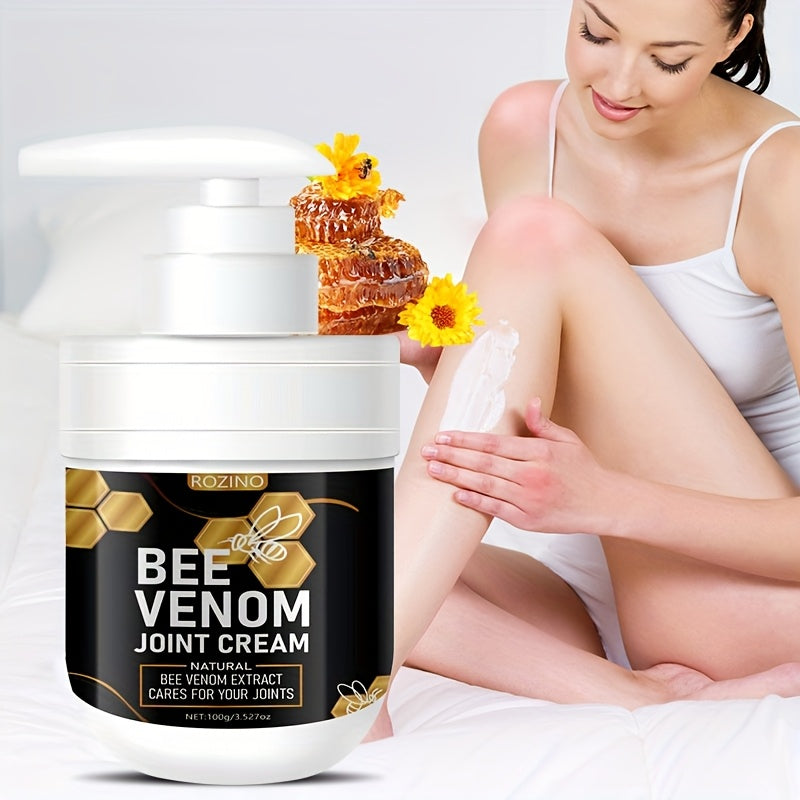 New Bee Venom Cream for Joint Care, specifically designed for back, neck, hands, and feet.