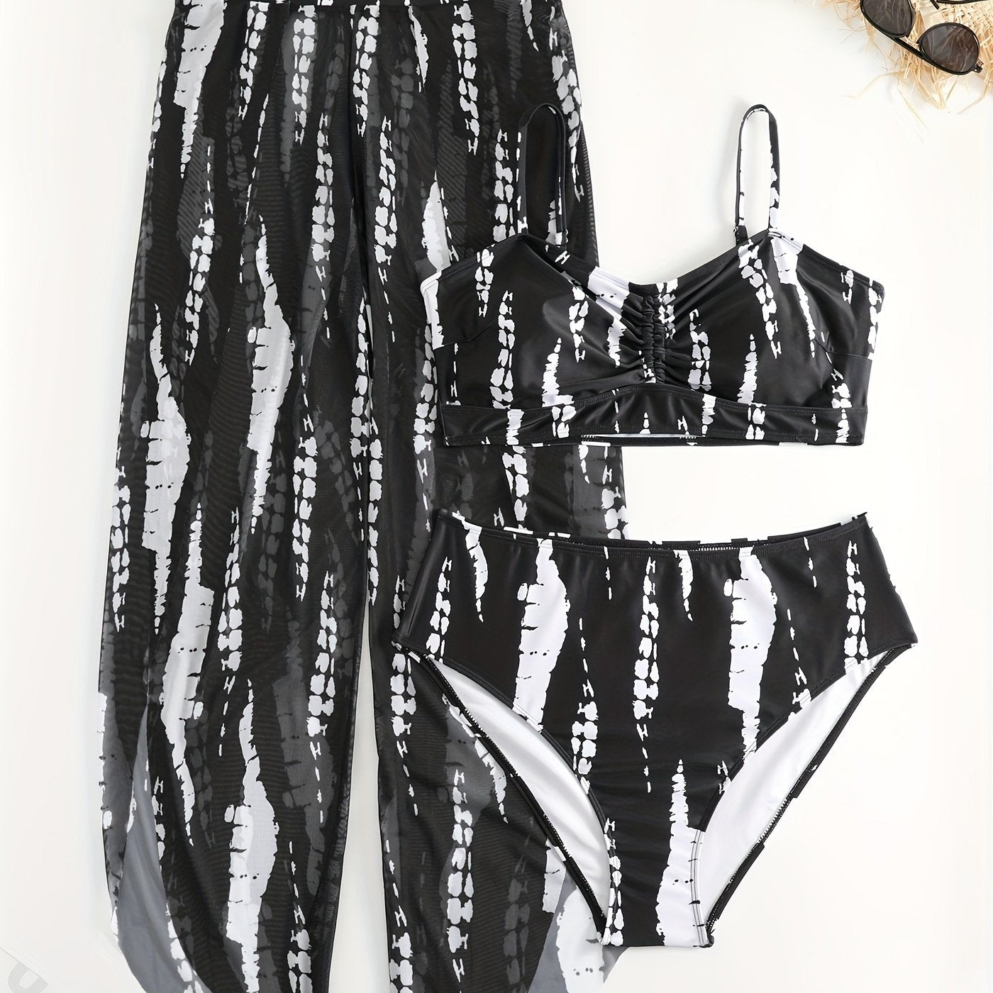 3pcs Swimsuit Set in Large Size