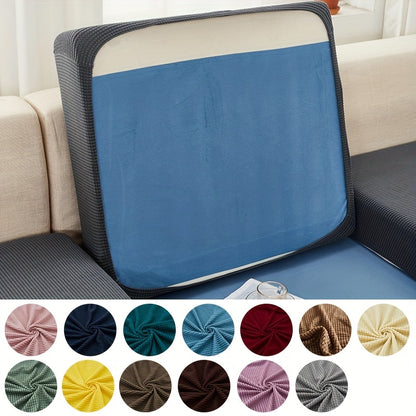 One thickened corn velvet sofa cushion cover.