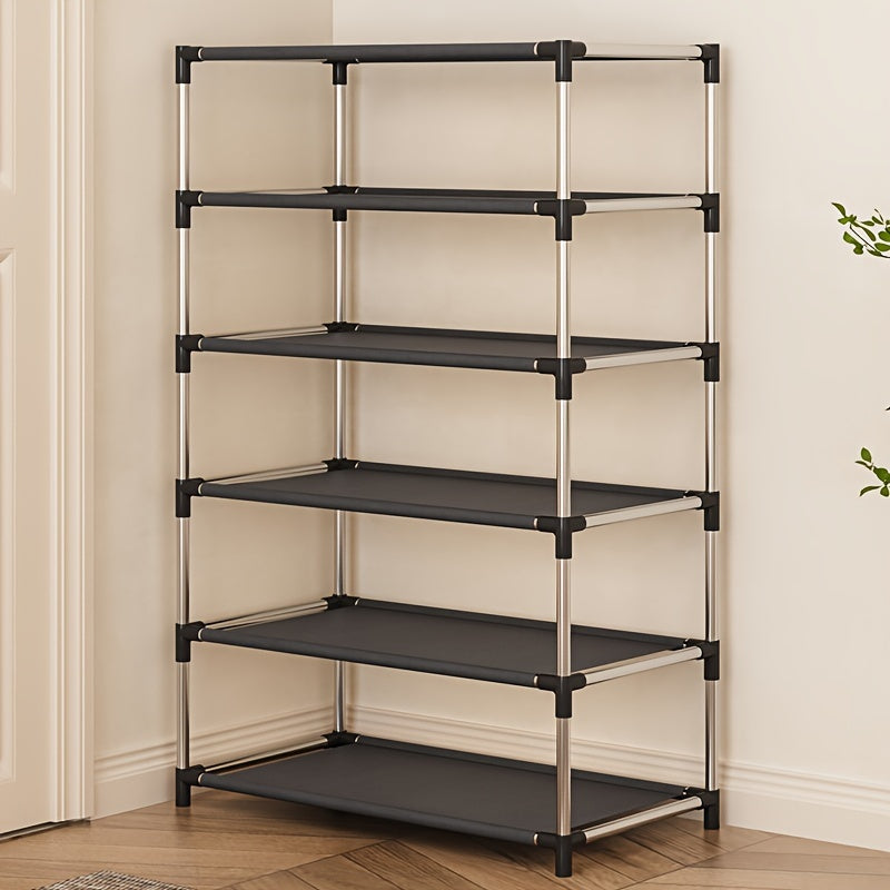 Renters and dorm residents can utilize this Storage Shoe Cabinet. Designed for small spaces, this Multi-layer Economic Storage Magic Shoe Rack is perfect for narrow dorms and rental houses. Its simple design makes it easy to use and an ideal solution for