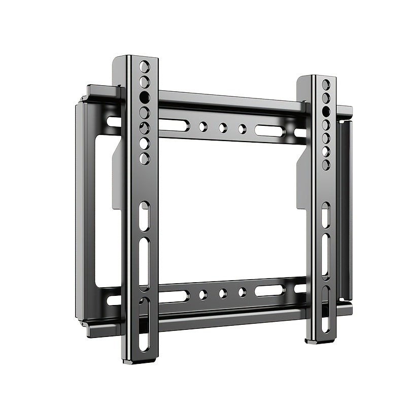 This ultra-thin steel TV wall mount bracket is designed for fixed installation, making it a space-saving option for your home. It is compatible with monitors and TVs ranging from 66.04 cm to 152.4 cm in size. The easy flush-to-wall installation requires