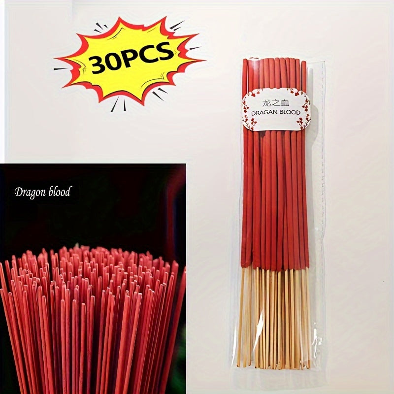 30-Pack Scented Incense Sticks for Meditation, Aromatherapy, and Home Purification. Bamboo sticks, no feathers, ideal gift for holidays.