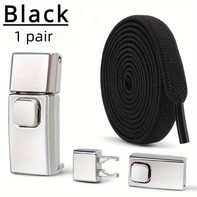 2024 8MM No Tie Elastic Lock-Laces for Adults.