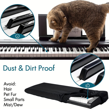 88/61-Key Digital Electric Piano Cover - Ideal for Birthdays, Easter, President's Day - Dustproof and Perfect Gift for Boys and Girlfriends.