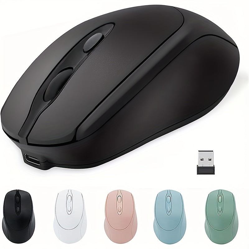 Wireless rechargeable dual-mode mouse for all devices.