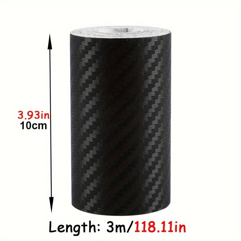 3D carbon fiber sticker film for car protection against scratches.