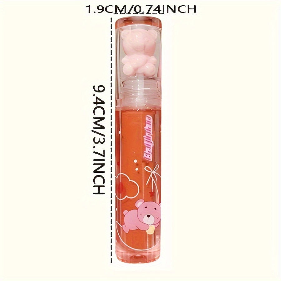 Sparkle Lip Glaze in 6 colors - Long-lasting, smudge-proof, with a dewy finish. Ideal Valentine's Day gift.