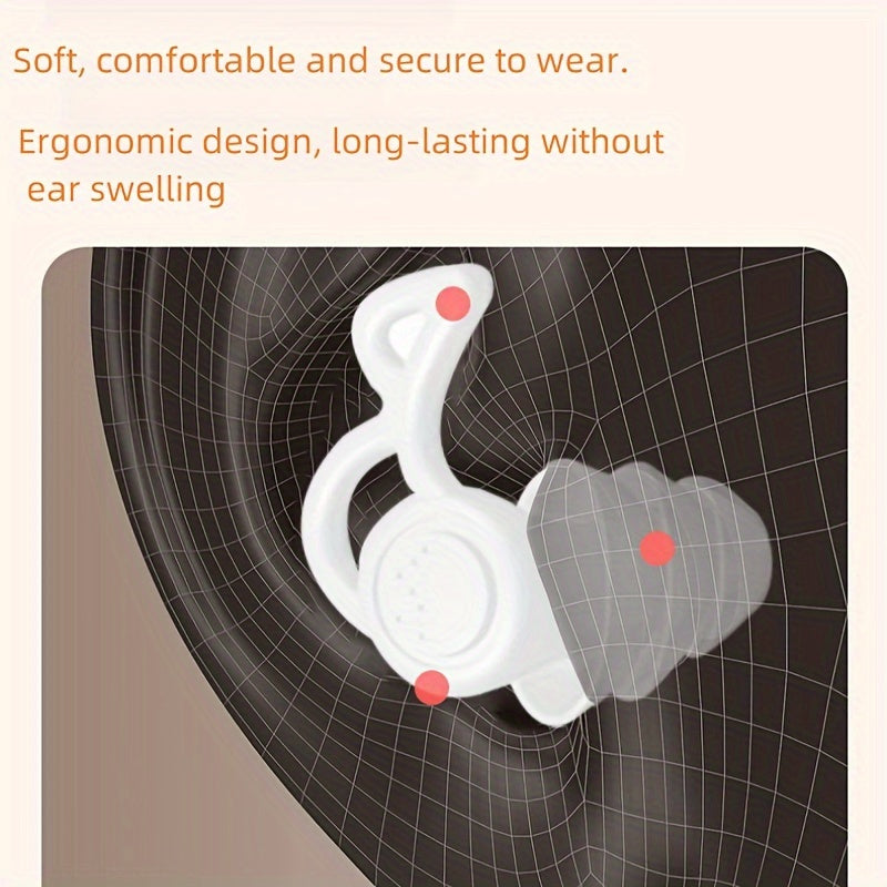 Ultra strong sound insulation and noise reduction earplugs, comfortable to wear in the ear canal. Suitable for reducing snoring in dormitories, noise during home sleep, and overall sound