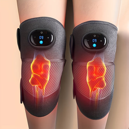 Heated 3-in-1 knee, elbow, and shoulder brace with adjustable heating modes.