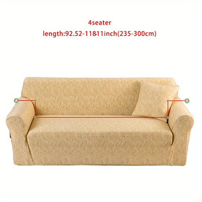 Sofa cover with elastic spandex for lounge chair, available in various sizes.