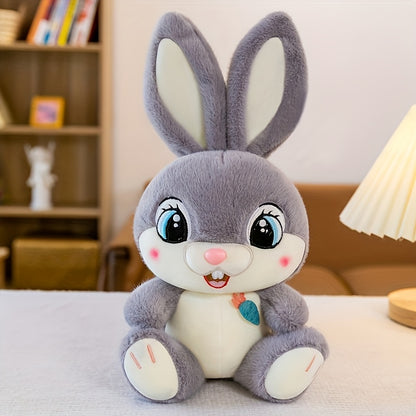 1pc Cute Bunny Plush Toy - perfect gift for Easter, friends, and family