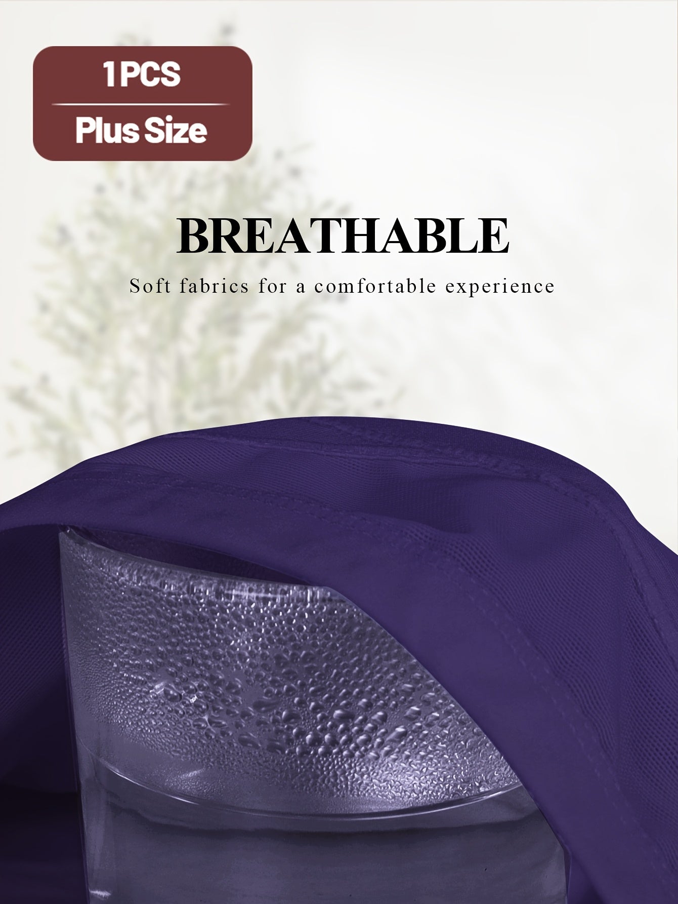 Breathable mesh underwear for plus-size women with high waist and body shaping control, seamless design for sculpting and lifting.