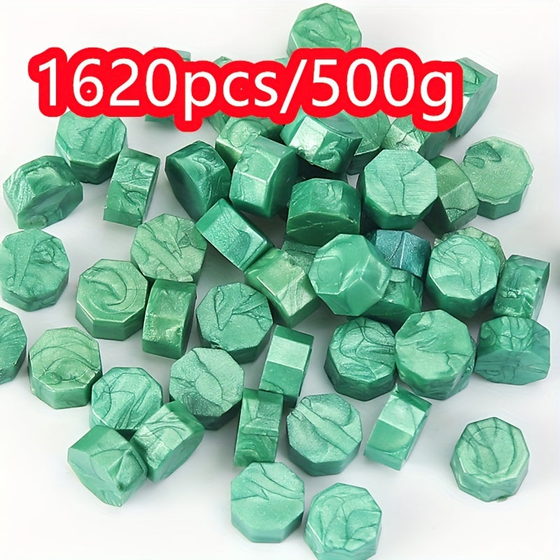 1620pcs/500g Octagonal wax particles for envelope special mud DIY gift box sealing wax retro bulk sealing wax particle