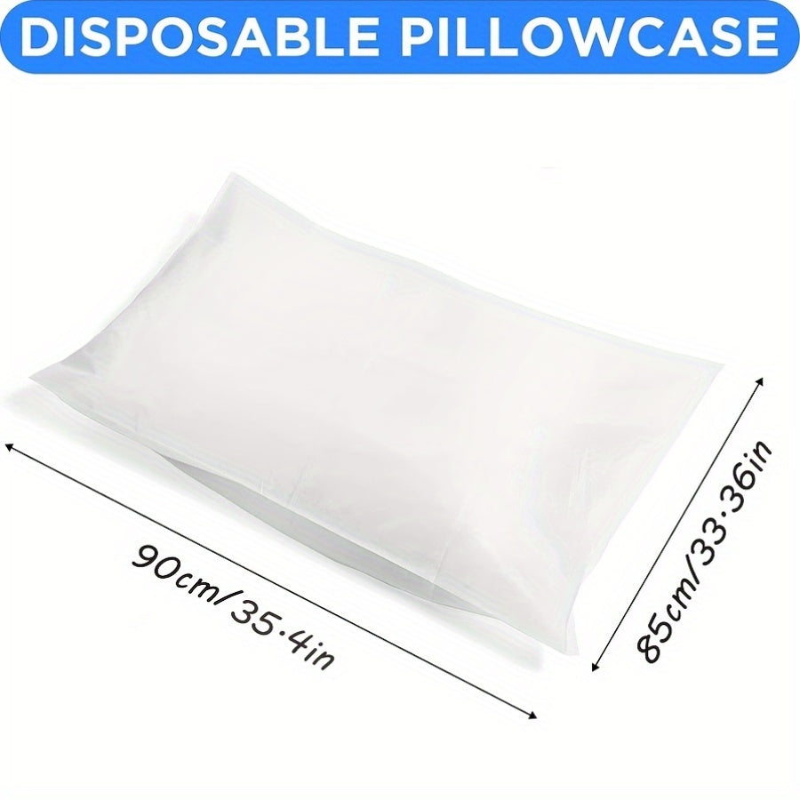 Protect your pillows with the 1pc SoftTouch Disposable Pillowcase. Made from sturdy non-woven fabric, this absorbent cover is easy to spot-clean and perfect for single-use in beauty salons, train sleeper berths, and hotels. Say goodbye to stains and