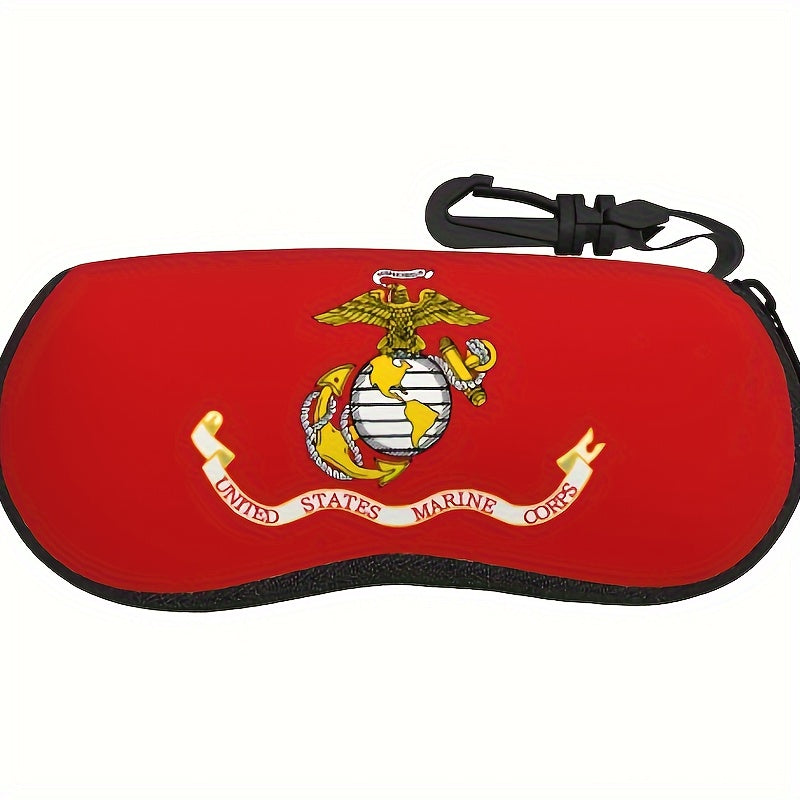 Soft bag case for fashionable neoprene portable wind sports glasses from the USMC Marine Corps