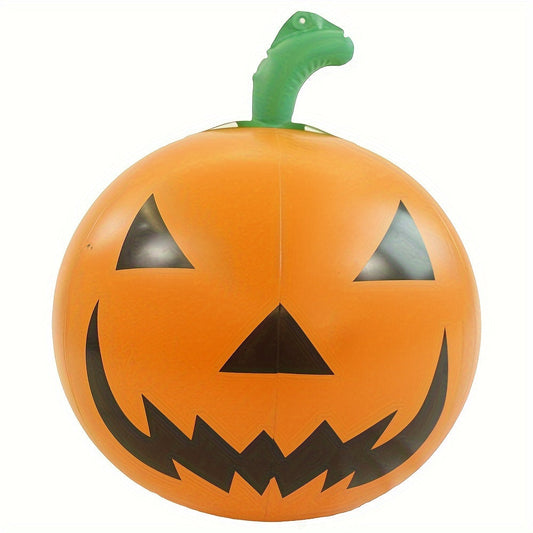 Create a spooky Halloween atmosphere with "Moonlit Terror" - realistic inflatable pumpkin decorations for your yard and garden. Made from durable PVC material, these ornaments are perfect for a haunted party vibe.