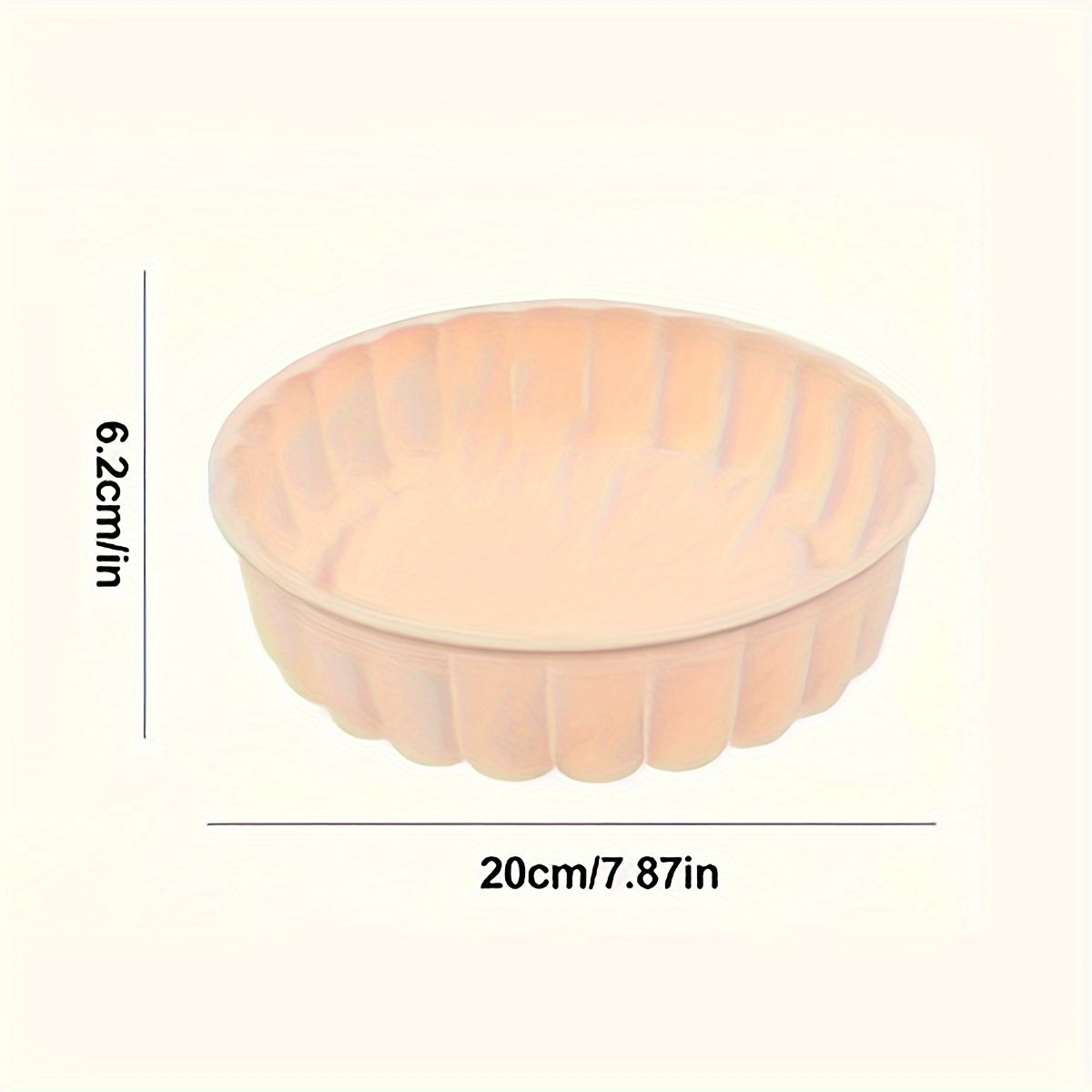 Non-Stick Silicone Round Cake Mold measuring 19.99 cm - Ideal for Wedding, Birthday, Christmas, Halloween, Easter, Hanukkah, Thanksgiving Celebrations | Programmable Baking Pan | Dishwasher Safe | Includes 1 Pack