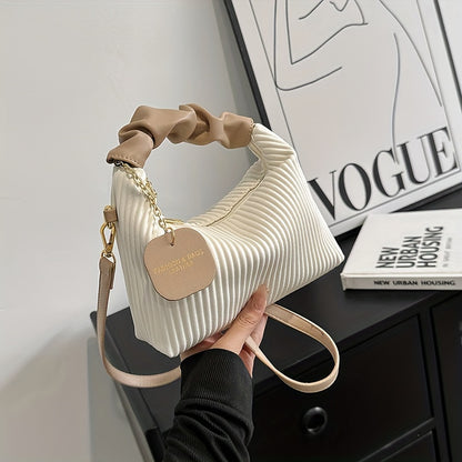 Elegant Pleated Handbag for Evening Events