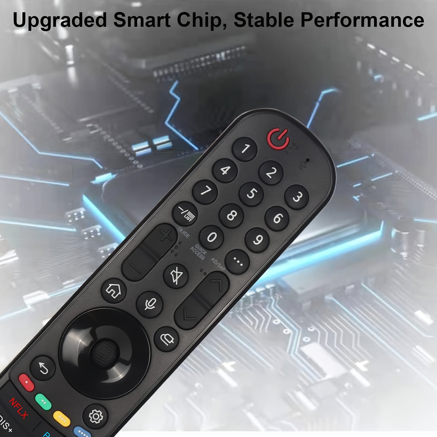 MR21GA Remote Control AKB76036202 is the replacement for LG AI ThinQ 4K Smart TV models 55UP75006, NANO8, NANO75, CX, G1, and A1, without voice and pointer functions.