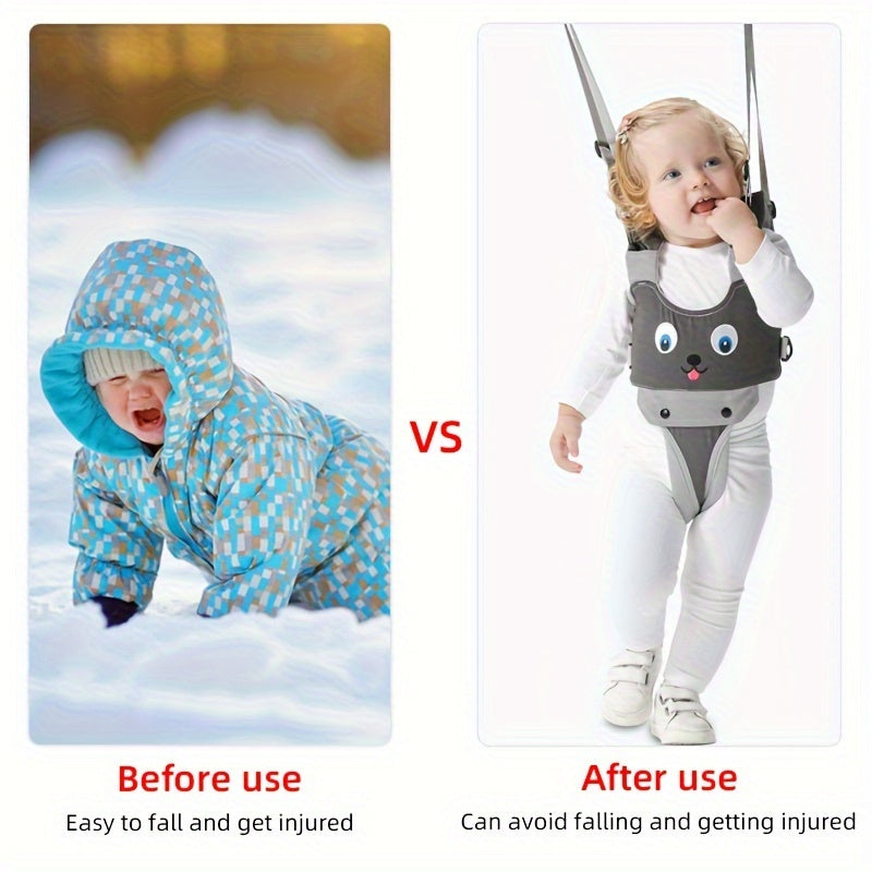 Adorable Handheld Walker Harness for Cartoon Lovers, Portable and Convenient Assistant Belt