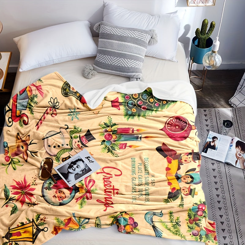 Get cozy with our Saransk-inspired print throw blanket. Made from soft and warm flannel, it's perfect for lounging on the couch, snuggling in bed, or adding a touch of comfort to your office chair. This versatile all-season decor piece is great for