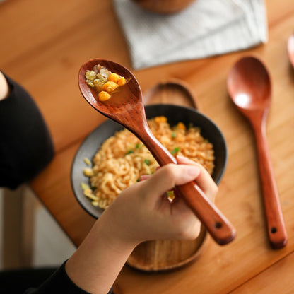 Sturdy wooden spoon for easy cooking