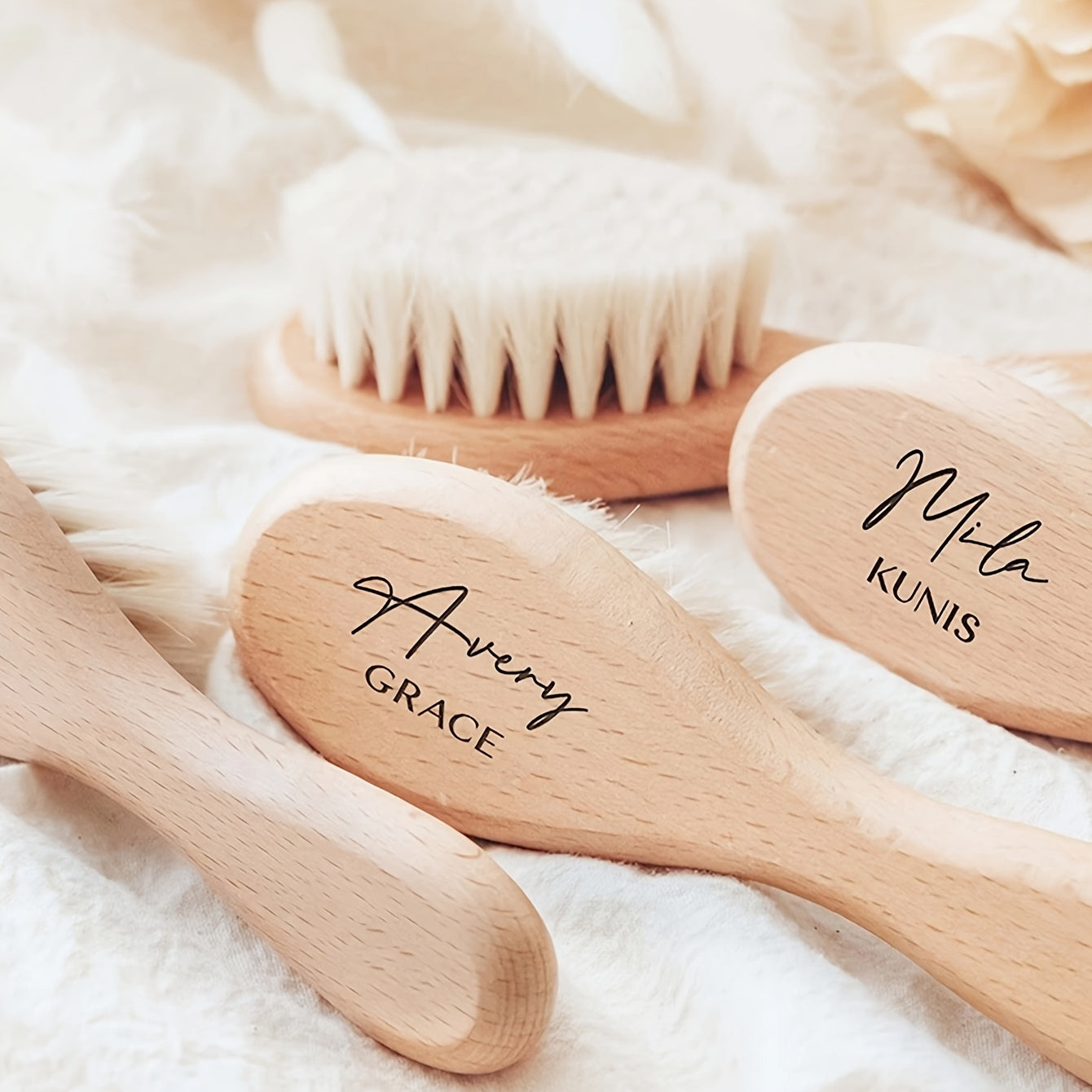 Customized personalized baby comb with engraved name - Perfect shower gift for newborns | Newborn keepsake | Ideal gift for new moms of baby boys or girls